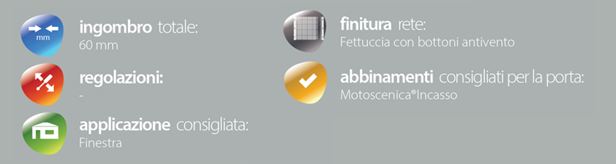 descrizione generica zanzariere tradizionali moovica incasso